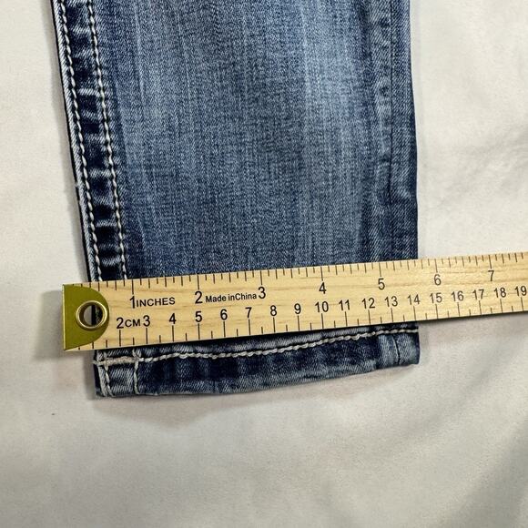Miss Me Mid Rise Easy Ankle Skinny Women's Jeans‎ Blue Size 28 - Picture 3 of 9